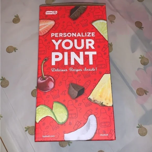 NEW!! DASH MY PINT personal homemade Ice Cream Maker, yogur, sorbet PBA free - Picture 2 of 4